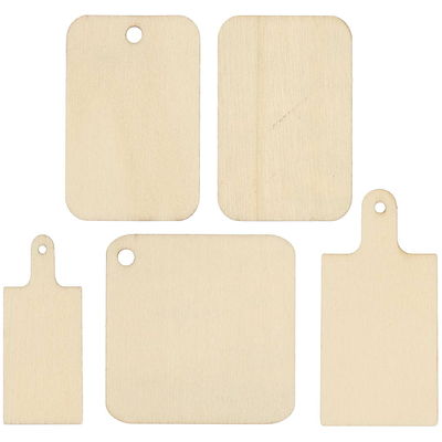 Miniatuur snijplankjes 5-delig - 500388