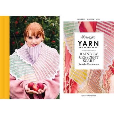 Scheepjes Yarn after party no. 157 Rainbow Crescent Scarf _NL