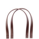 Tasbeugel 13 a 3, 25 cm kunstleer bruin (1 paar)