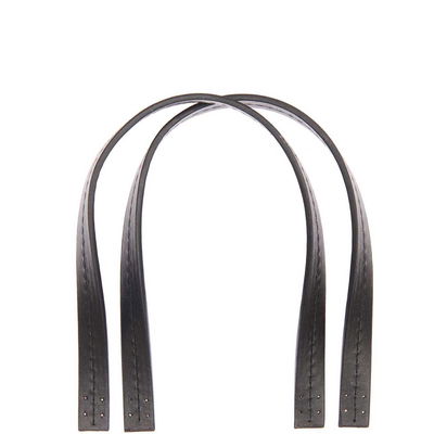 Tasbeugel 13 a 3, 25 cm kunstleer zwart 1 paar 