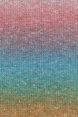 Lang Yarns Linello 1066.0058 Blue/Orange/Rose