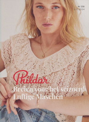 Phildar nr 238 Breien voor het Seizoen - voorjaar en zomer 2024 Nederlands-Duits