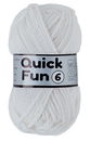 Lammy Yarns Quick Fun 6 - 005 wit (op=op uit collectie)