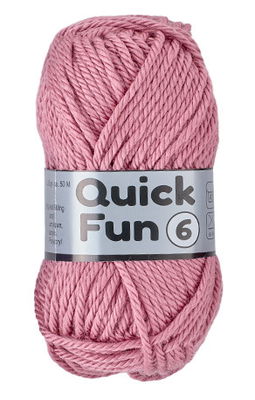 Lammy Yarns Quick Fun 6 - 713 donker roze op=op uit collectie 