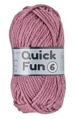 Lammy Yarns Quick Fun 6 - 740 donker oud roze op=op uit collectie 