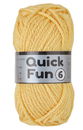 Lammy Yarns Quick Fun 6 - 510 zacht geel (op=op uit collectie)