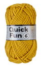 Lammy Yarns Quick Fun 6 - 520 geel (op=op uit collectie)