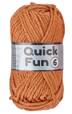 Lammy Yarns Quick Fun 6 - 116 oud oranje op=op uit collectie 