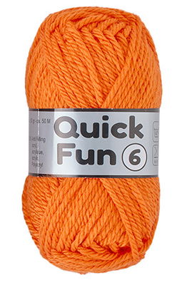 Lammy Yarns Quick Fun 6 - 041 oranje op=op uit collectie 