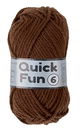 Lammy Yarns Quick Fun 6 - 110 bruin (op=op uit collectie)