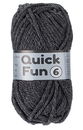 Lammy Yarns Quick Fun 6 - 002 donker grijs (op=op uit collectie)