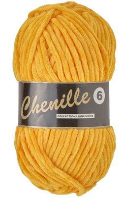 Lammy Yarns Chenille 6 - 512 geel