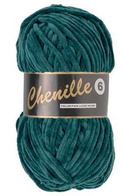 Lammy Yarns Chenille 6 - 072 smaragd groen