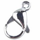 kettingsluiting 13 mm zilverkleur (10) - Karabijnsluiting