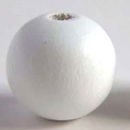 kraal hout wit - 12 mm