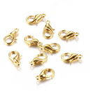 kettingsluiting 13 mm goudkleur (10) - Karabijnsluiting