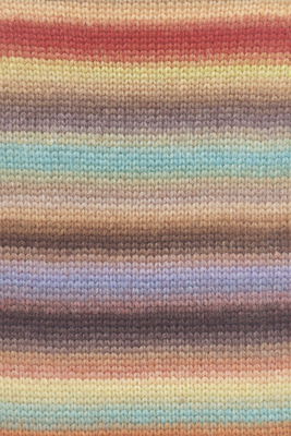 Lang Yarns Cloud 1077.0017 Brown/Red/Mint