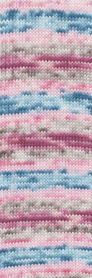 Lang Yarns Wooladdicts Move 4ply 1126.0010 Pink/Beige/Petrol