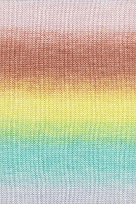 Lang Yarns Merino 200 Bebe Color 155.0552 Rust/Mint