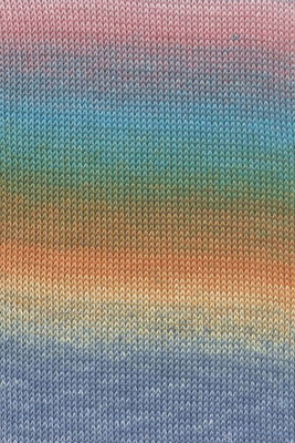 Lang Yarns Baby Cotton Color 786.0154 Blue/Orange/Rose