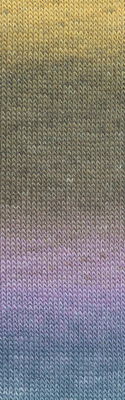 Lang Yarns Mille Colori Socks & Lace Luxe 859.0209 Olive/Lilac/Petrol