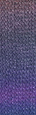 Lang Yarns Mille Colori Socks & Lace Luxe 859.0214 Navy/Lilac/Brown