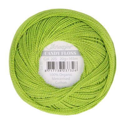 Scheepjes Candy Floss 205 Kiwi op=op uit collectie 
