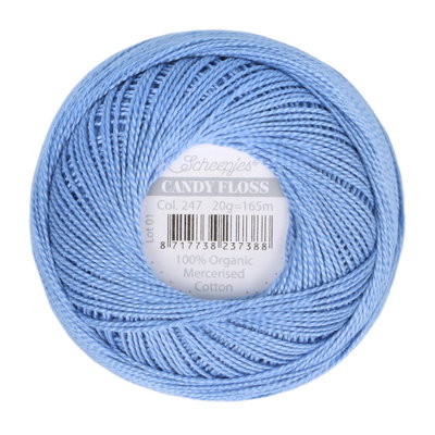 Scheepjes Candy Floss 247 Bluebird op=op uit collectie 