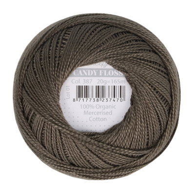 Scheepjes Candy Floss 387 Dark Olive op=op uit collectie 