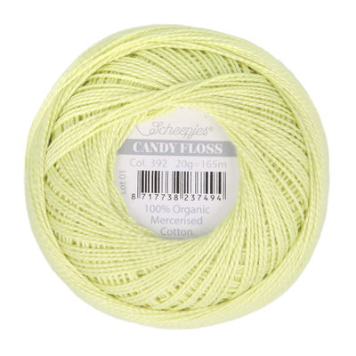 Scheepjes Candy Floss 392 Lime Juice op=op uit collectie 