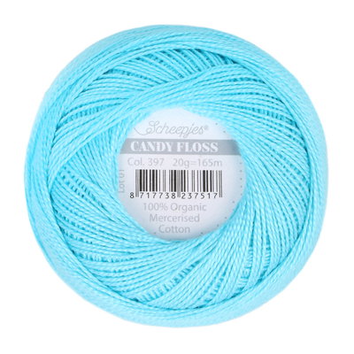 Scheepjes Candy Floss 397 Cyan op=op uit collectie 