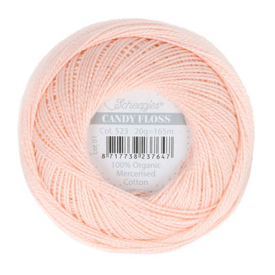 Scheepjes Candy Floss 523 Sweet Mandarin op=op uit collectie 