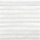 Chenille 9 mm - 50 cm wit (10 stuks)