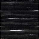 Chenille 9 mm - 50 cm zwart (10 stuks)