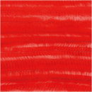 Chenille 9 mm - 50 cm rood (10 stuks)