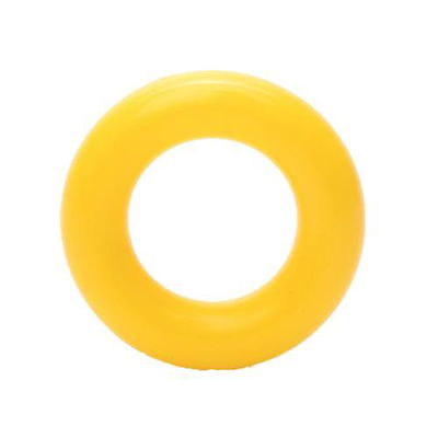 Ring plastic 20 mm - 645 geel 5 stuks 