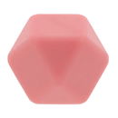 kraal hout hexagon 17 mm 703 licht roze (5 kralen)