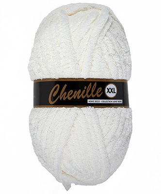 Lammy Yarns - Chenille XXL 016 wit