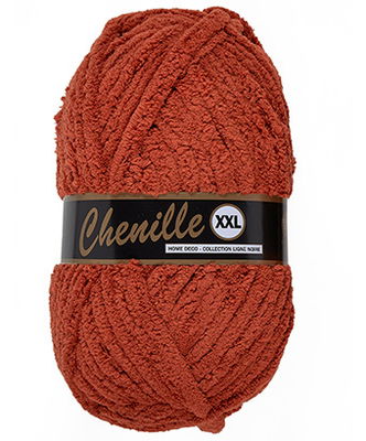 Lammy Yarns - Chenille XXL 793 oranje bruin