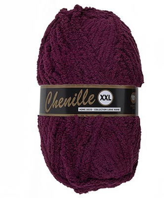 Lammy Yarns - Chenille XXL 787 bordeaux rood