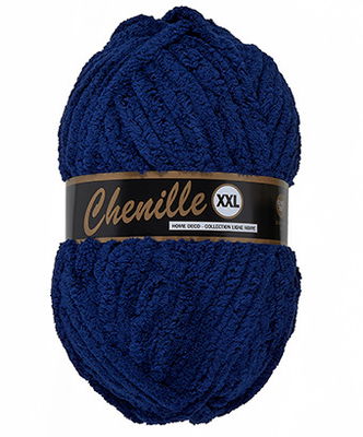 Lammy Yarns - Chenille XXL 890 donker blauw