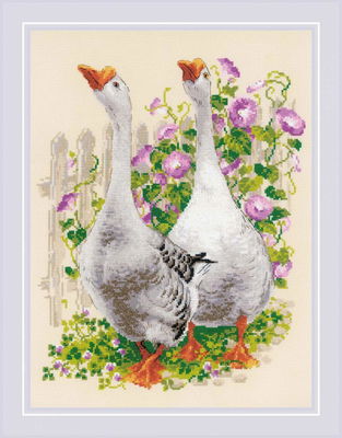 Borduurpakket Geese 1807