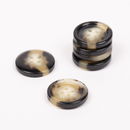 Knoop 18 mm hoorn mokka 712