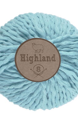 Lammy Yarns Highland 8 - 457 aqua blauw