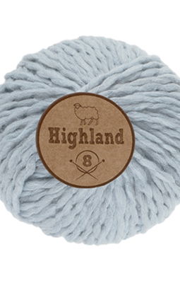 Lammy Yarns Highland 8 - 011 grijs blauw