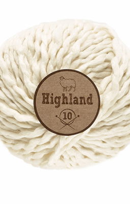 Lammy Yarns Highland 10 - 016 ecru