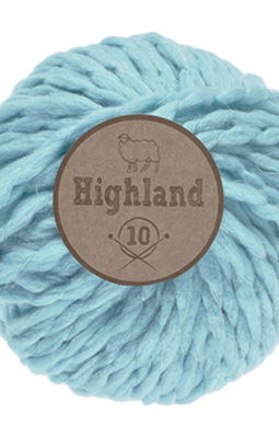Lammy Yarns Highland 10 - 457 aqua blauw