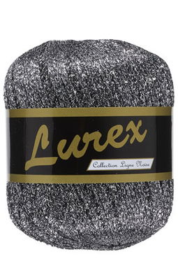 Lammy Yarns Lurex 18 antraciet