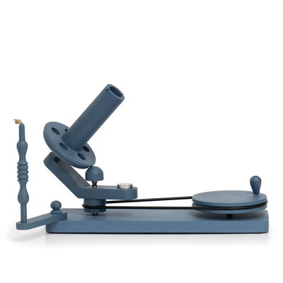 Mengspoel / wolmolen met tafelklem beukenhout blauw 23383-1