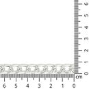 Sieradenketting 7,5 mm - verzilverd (meter) - 89544